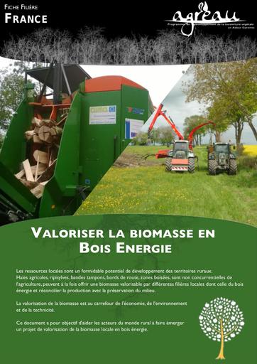 AGREAU agroforesterie fiche thematique valoriser la biomasse en bois energie avril 2015