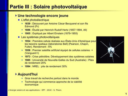 Cours Solaire EPF2010 P3