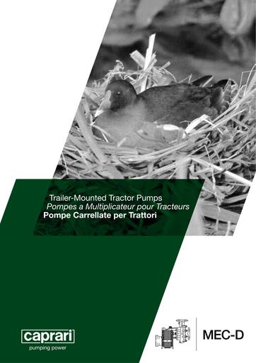 Caprari pompes prise force tracteur