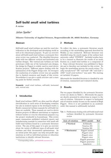 10 Speller EGUJRenEnRev 2021 self build small wind turbine